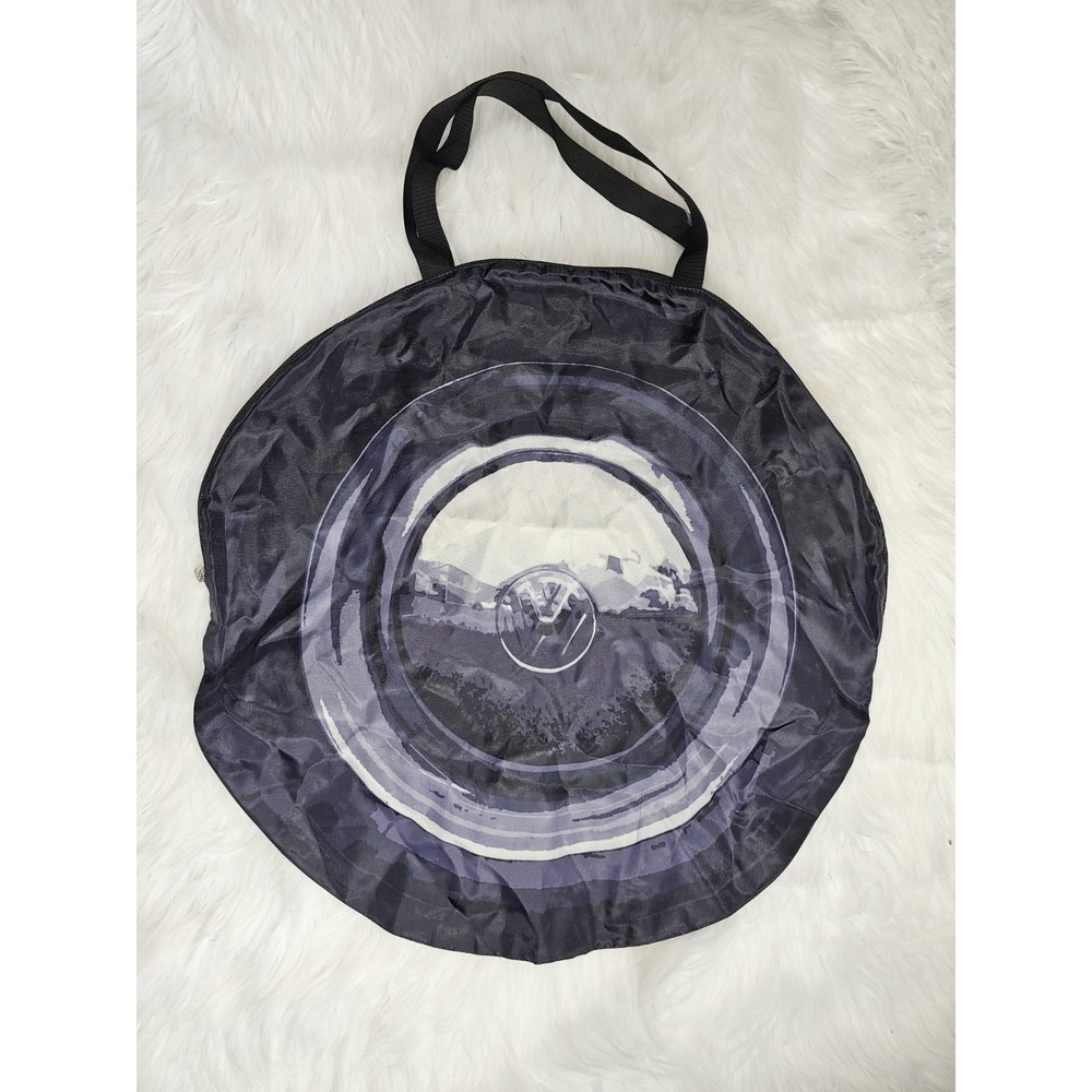 Super Rare Round VW Racing Car Enthusiast TOTE BAG Travel Bag Beach Bag